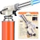 Culinary Professional Kitchen Butane Torch, Upgrade Creme Brulee Blow Torch for Cooking, Adjustable Flame with Reverse Use（Butane Gas Not Included）