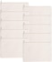 RYTOO Canvas Zipper Pouch Bulk - 10 Pack Customizable DIY Craft Blanks Multipurpose Pencil Case Makeup Bag Toiletry Travel Organizer 8.9 x 6.1 Inches - ivory