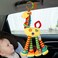 Car Seat Toys Baby Hanging Toy with C-Clip Ring Baby Car Toys Stroller Toy with Baby Crinkle for 0, 3, 6, 9, 12 Months Newborn Boys Girls Gifts - Giraffe