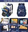 Radiotronics Astronaut Backpack for Boys Teens, Large Capacity School Bag Bookbag for Kids Elementary Middle