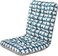 N/A High Back Chair Cushions Set of 1/2/4/6, with Ties Thickened One-Piece Outdoor Indoor Furniture Chair Seat Cushion, D,33x42x45cm1pcs