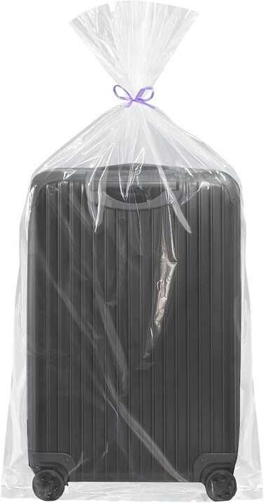 Extra Large Clear Plastic Storage Bags,5Pieces 40x60 Inches Big Giant Jumbo Huge Plastic Storage Bags for Luggage, Suitcase,Furniture,5 Ribbons Included