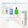 Automatic Liquid 13oz/380ml Touchless Hand Soap Dispenser USB Rechargeabled Dispenser Electric,Wall Mounted 4 Levels Adjustable Pump for Bathroom Kitchen Dish Soap, White