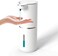Automatic Liquid 13oz/380ml Touchless Hand Soap Dispenser USB Rechargeabled Dispenser Electric,Wall Mounted 4 Levels Adjustable Pump for Bathroom Kitchen Dish Soap, White