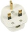 Radiotronics RR Fused 13A Plug Top UK 3Pin British Connector Cord - White