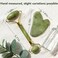 Genuine Jade Roller &amp; Gua Sha Set for Face, Cooling &amp; Firming Effect, Sculpting Tool for Jawline &amp; Skin Care, Self-Care Gift for Women &amp; Men