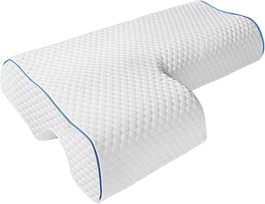 New Couple Pillow UNDER ARM PILLOW, Couples Pillow Arm Rest Memory Foam Anti Pressure Arched Sleeping Cuddle Cushion, Memory Foam Pillow for Sleeping (Right Arm)