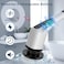 Cordless Electric Spin Scrubber, Electric Cleaning Brush with 8 Replacement Brush Heads, 90Mins Working Time, for Bathroom Kitchen Bathtub Glass Car