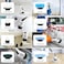 Cordless Electric Spin Scrubber, Electric Cleaning Brush with 8 Replacement Brush Heads, 90Mins Working Time, for Bathroom Kitchen Bathtub Glass Car