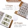 Coin collecting holder album with 150 coin pockets and 240 paper currency pockets, pu leather coins collection holder penny currency storage book, Zonon-Holder