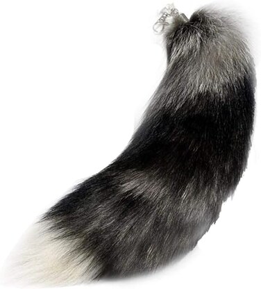 Fox Tail Keychain Fox Tail Fur Keyring Soft Fluffy Bag Hanging Charm Pendant Key Handbag Pendant Accessories Gift for Women