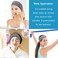 Spa Facial Headband Head Wrap Terry Cloth Headband 4 Counts Stretch Towel for Bath, Makeup and Sport (Gray)