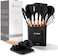Silicone Kitchen Utensil Set-13pcs,Wooden Handles Utensils Tool for Nonstick Cookware,Non Toxic Heat Resistant Kitchen Tools Set With Storage Bucket And Lid Rest