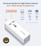 65W 2M Power Extension with 4-Port USB Fast Charger Adapter Universal Plug Socket + 2 USB-C PD3.0 and 2 USB-A QC Surge Protector Outlet 2M Cable