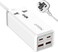 65W 2M Power Extension with 4-Port USB Fast Charger Adapter Universal Plug Socket + 2 USB-C PD3.0 and 2 USB-A QC Surge Protector Outlet 2M Cable