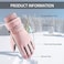 Winter Ski Gloves, Waterproof Touchscreen Snowboard Gloves, Windproof Warm Snow Gloves for Mens, Womens, Skiing, Snowboarding, Running and Cycling, One Size