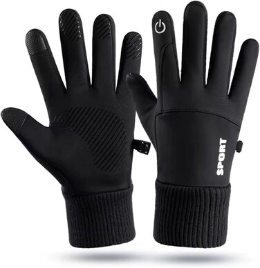 Winter Gloves Touchscreen Snow Ski Gloves for Men Women, Touch Screen Anti-Slip Cold Weather Gloves, Windproof Water Resistant Warm Thermal Glove