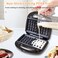 Radiotronics Sandwich Maker,3 In 1 Mini Waffle Maker With Removable Plates Waffle Irons Non-Stick Waffle Cone Maker Waffle Machine For Waffle Grill Sandwich