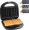 Radiotronics Sandwich Maker,3 In 1 Mini Waffle Maker With Removable Plates Waffle Irons Non-Stick Waffle Cone Maker Waffle Machine For Waffle Grill Sandwich