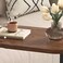 C Shaped End Table Side Living Room Narrow Night Stands Round Table for Bedrooms Sofa Bed Home D&eacute;cor
