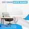 Whiteboard Sticker for Wall, 300 x 45 cm Peel and Stick Dry Erase White Board Roll, Stain-Proof Self-Adhesive Whiteboard Paper for Home, Office, Classroom, Included Starter Kit