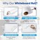Whiteboard Sticker for Wall, 300 x 45 cm Peel and Stick Dry Erase White Board Roll, Stain-Proof Self-Adhesive Whiteboard Paper for Home, Office, Classroom, Included Starter Kit