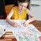 White Paper Roll For Drawing &amp; Painting,44cm wide x 10m Perfect for Paint,Wall Art,Easel Paper,Fade Proof Bulletin Board Paper,Gift Wrapping and Children's Crafts
