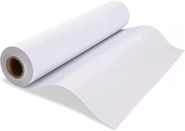 White Paper Roll For Drawing &amp; Painting,44cm wide x 10m Perfect for Paint,Wall Art,Easel Paper,Fade Proof Bulletin Board Paper,Gift Wrapping and Children's Crafts