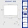 Mobile Whiteboard with Stand 90x120cm, Double Sided Magnetic Whiteboard on Wheels, Mobile Standing White Board for Office, Classroom &amp; Home All Parts included