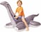 Radiotronics Inflatable Brontosaurus Pool Float, 178 cm x 94 cm, Grey Dinosaur Ride-On with Handles, 40 kg Weight Limit