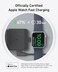 Radiotronics MagGo 3-in-1 Wireless Charging Station, Qi2 Certified 15W Wireless Stand, Apple Watch Charger for MagSafe, For iPhone 17/16/15, AirPods