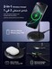 2 in 1 Magsafe iPhone Charger Magnetic Stand Airpods Wireless 15W Fast Charging Station 360&deg; Free Rotation for iPhone 17-12series, AirPods Pro 4/3/2