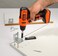 12V 1.5Ah 900 RPM Cordless Drill Driver with 13 Pieces Bits in Kitbox For Drilling and Fastening, Orange/Black