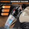 Handheld Cordless Vacuum Cleaner for home with pets, with Long nozzle, Crevice Tool &amp; Dusting Brush, 8000Pa Suction with LED Light