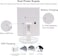 Lighted Makeup Mirror, Tri-fold Vanity Mirror with 3X/2X/1X Magnification,21 Natural LED Nights and Touch Screen, Batteries and USB Power Supply
