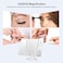 Lighted Makeup Mirror, Tri-fold Vanity Mirror with 3X/2X/1X Magnification,21 Natural LED Nights and Touch Screen, Batteries and USB Power Supply