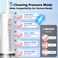 Professional Water Flosser For Teeth Braces Gums Care, Cordless Oral Irrigador, Deep Cleaning, Rechargeable, Waterproof, BPA-Free, Portable, Home and Travel, White
