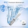 Professional Water Flosser For Teeth Braces Gums Care, Cordless Oral Irrigador, Deep Cleaning, Rechargeable, Waterproof, BPA-Free, Portable, Home and Travel, White