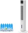 Tower Fan with Water, Evaporative Air Cooler,2L Water Tank, Humidifying Tower Fan, Oscillating 80&deg; Wide Angle, 3 Speeds, 12-Hour Timer, Remote Control
