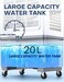 20L Home Air cooler，Evaporative Air Cooler,Home air conditioning fan refrigeration single cold air cooling fan Commercial home mobile air conditioner (White)
