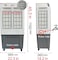 Radiotronics 60L Remote Air cooler.450W Evaporative Air conditioner, Fans
