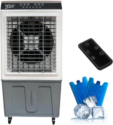 Radiotronics 60L Remote Air cooler.450W Evaporative Air conditioner, Fans