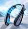 Neck Air Conditioner with Extra-large Cooling Plate, Portable Neck Fan 6000mAh Personal Cooling Travel Fan Innovative Back Air Outlet 3D Neck Cooler with LCD Display