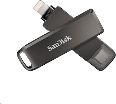 256GB Ixpand Flash Drive Luxe For Iphone And Usb Type-C Devices - Sdix70N-256G-Gn6Ne- Silver