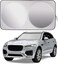 Car Windshield Sun Shade with Storage Pouch   Fits for Car, SUV, Van Front Window Windshields Visor Heat Protection &amp; Interior Cooler to Keep Vehicle Cool