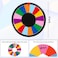 8 Inch Table Spinning Wheel,Double-Sided 8/16 Slot Color Prize Wheel,Dry Erase Spin Wheel for Fortune Spinning Game,Trade Show, Holiday Activities,Party Pub,Home Education