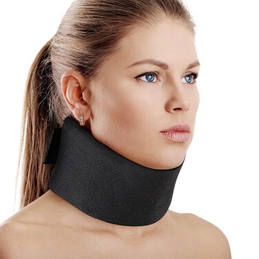 Soft Foam Neck Brace Universal Cervical Collar, Adjustable Neck Support Brace for Sleeping - Relieves Neck Pain and Spine Pressure, Neck Collar