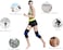 Men Women Thicken Thermal Knee Braces Leg Warmers Winter Breathable Knee Pads Leg Sleeves for Ski Cycling Dance
