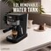 20 Bar Coffee Machine 2 Cups Dual Stainless Steel Filter, Touch Display, 1.2L Tank Coffee Maker, Milk Foam Maker, Adjustable Steam Control, Cappuccino