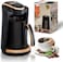 Turkish Coffee Maker 600W - Smart Touch Power Button - Made w/Premium Quality Material &amp; Non-Stick Coating (Black). 4 Cups